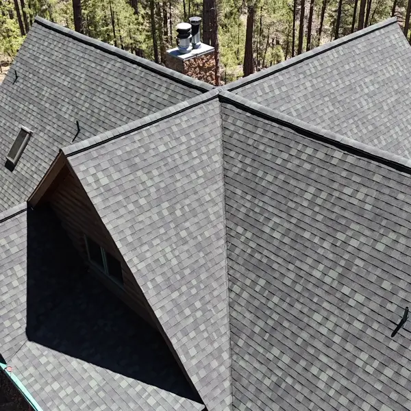 Recent roof completion in the Prescott Tri-City area by Grand Canyon Roofing